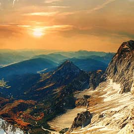 Горный закат.