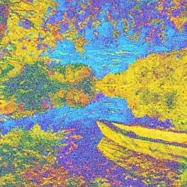 Осеннее озеро.