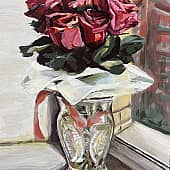 На подоконнике