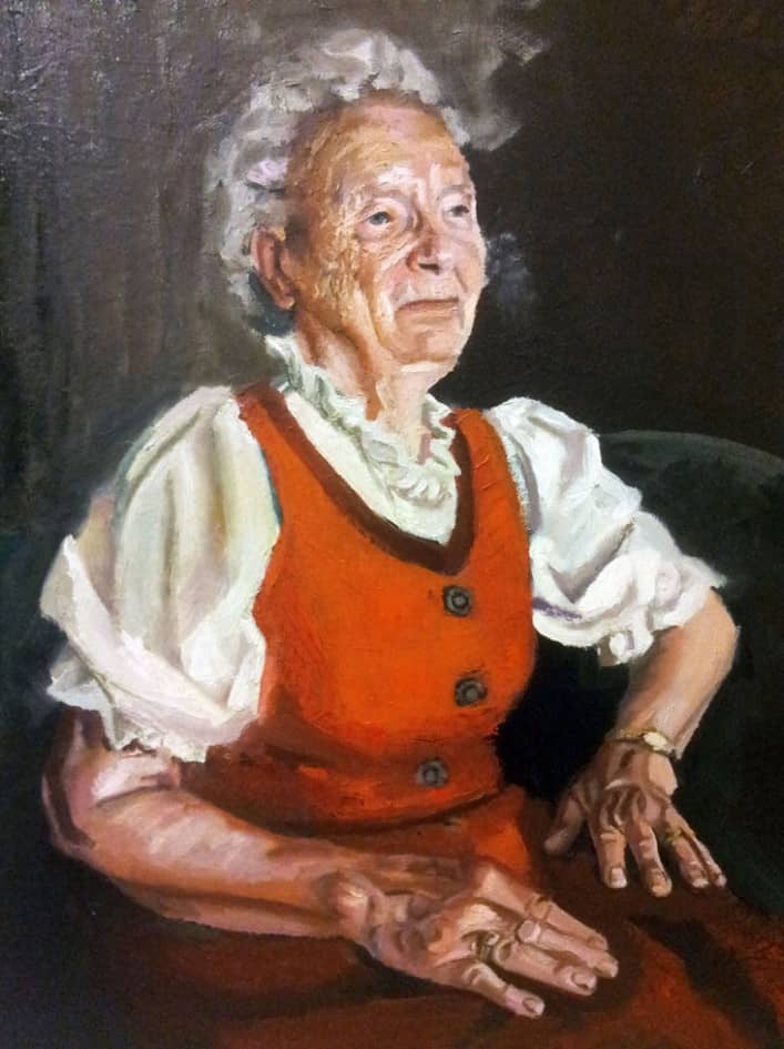 Незаконченая работа, портрет пожилой дамы из Нюрнберга (RIP)