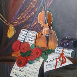 Розы для музыканта.