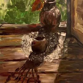 Натюрморт с вербой