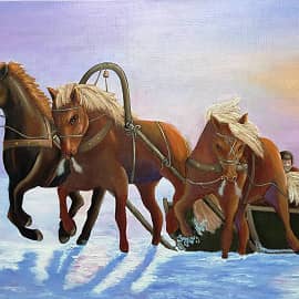 Тройка мчится