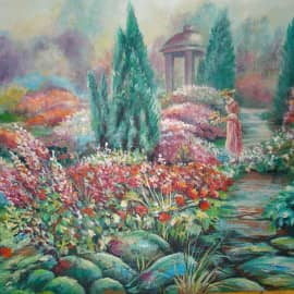 Цветущий сад.