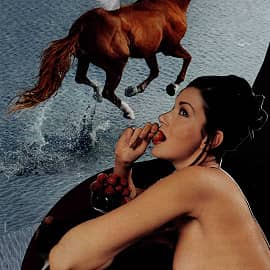 Мечтательница #7. Мечты ни о чем. Коллаж