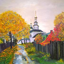 Свято-Вознесенский храм  в историческом центре Владимира