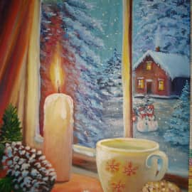 Новогодние посиделки.