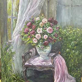 " Ах, этой розы аромат..."  готова.