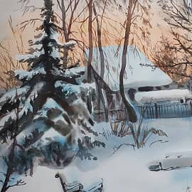 Январский закат