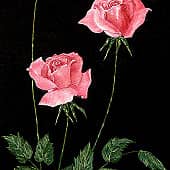 Коллаж "Красные розы"