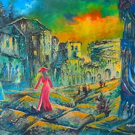 Незнакомка и кот в чужом мире.