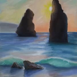 Вечер в Крыму.