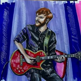 Гитарист. Скетч.