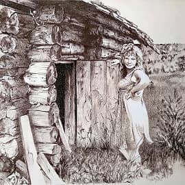 Русская Банька. Триптих. Фрагмент 2.