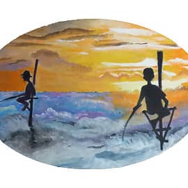 Рыбаки на Шри-Ланке