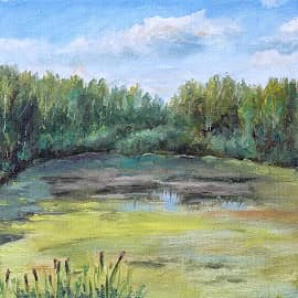 Лесное озеро