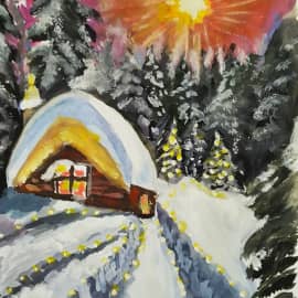 Новогодний пейзаж