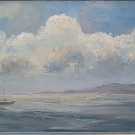 Кучёвка над морем. Этюд ZhNataly