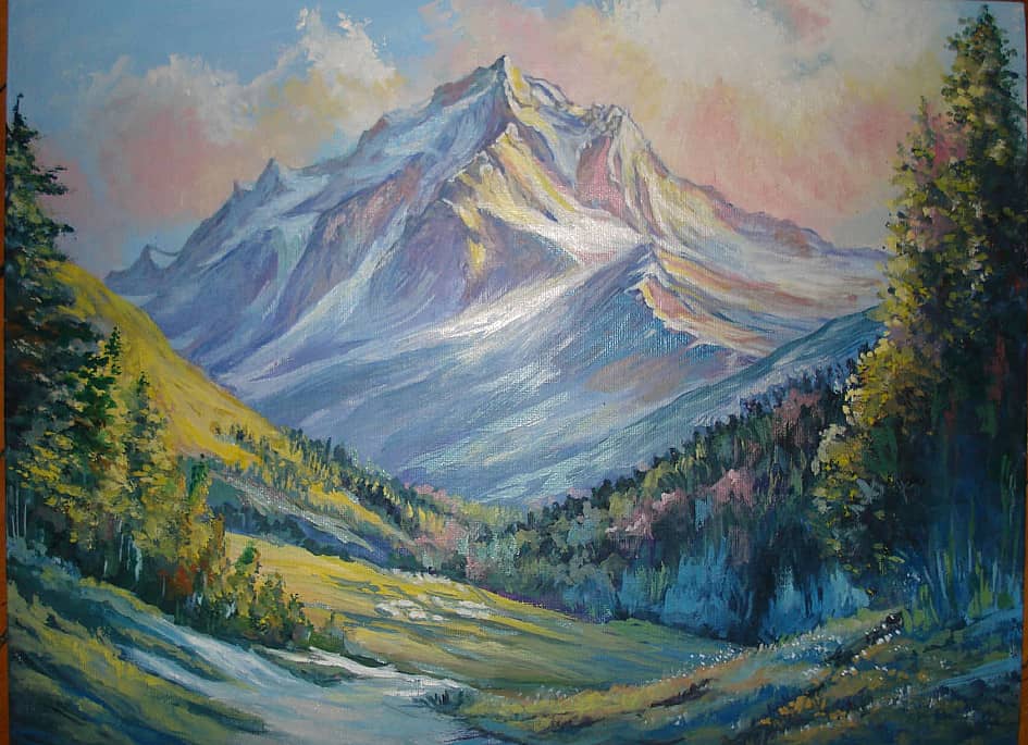 День в горах.