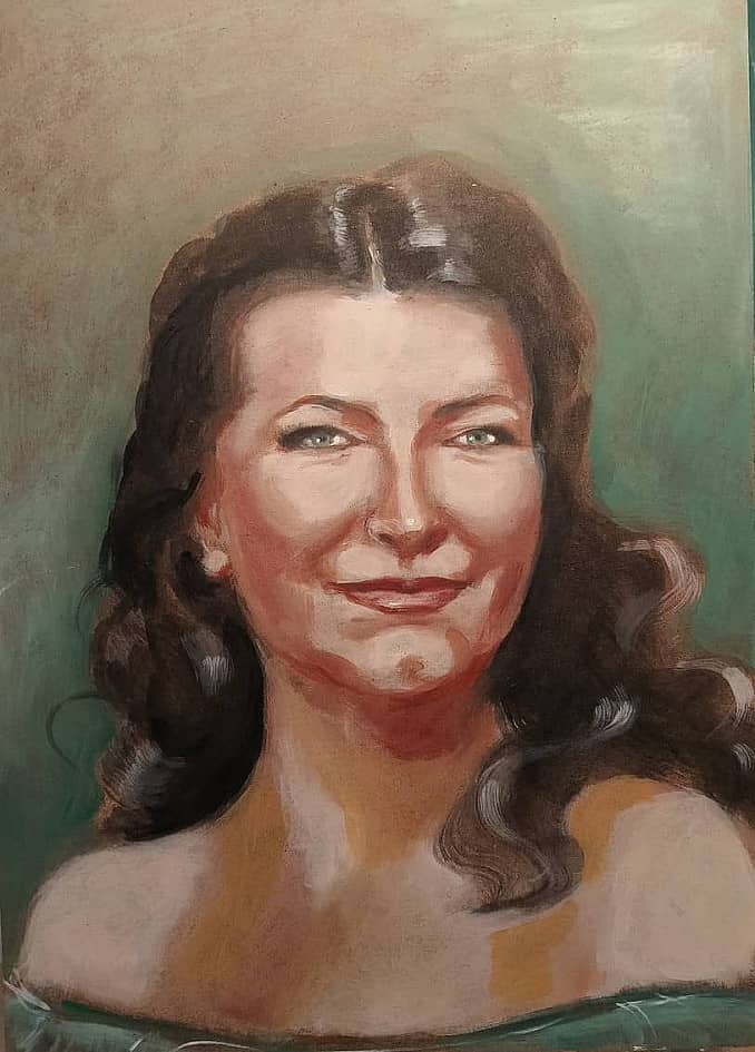 Женский портрет, этюд