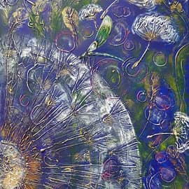 Стрекоза на перине