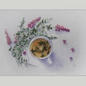 Лесной чай (1), художник Natasha Nesterovich