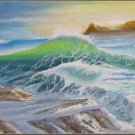 Бушующее море