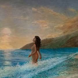 Девушка и море