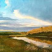 Летний вечер на р. Локчим