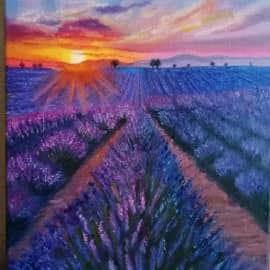 Лавандовый закат