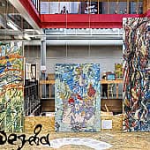 Картина Москва Кремль Храм Василия Блаженного Екатерина Лебедева художник (4), художник Екатерина Лебедева