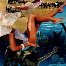 Мечтательница #2. Мечты ни о чем. Коллаж