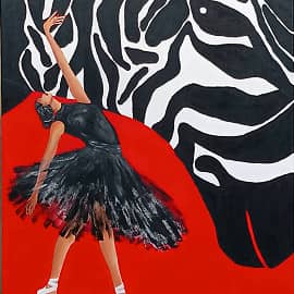 Движение - Балерина в пачке и Зебра.