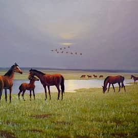 В степях Казахстана