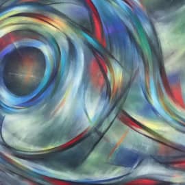 Картина "В космическом корабле будущего..."