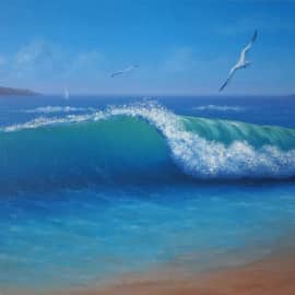 Волна с чайкой