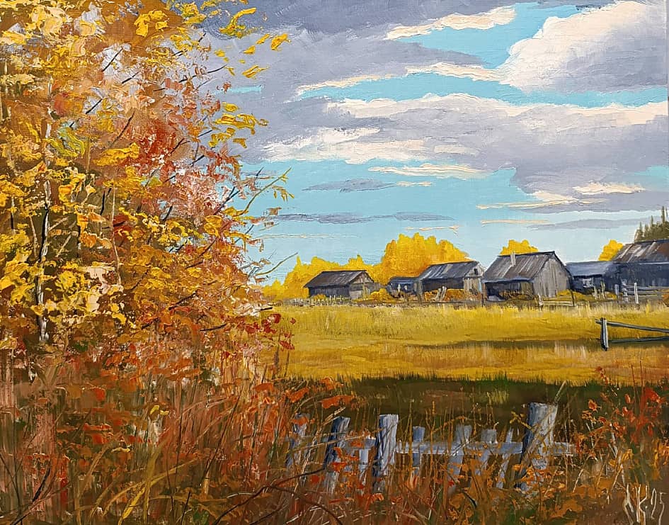 "Золото сентября" Из цикла "Теребейские мотивы"