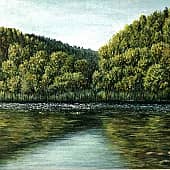 Утро на  реке Койве.