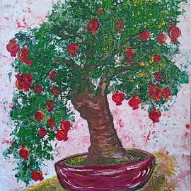 Бонсай "Гранатовое дерево"