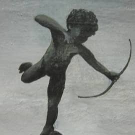 Фрагмент рельефно-живописного панно в интерьер кафе