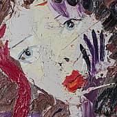 Картина Французская певица Женский портрет Екатерина Лебедева художник (2), художник Екатерина Лебедева