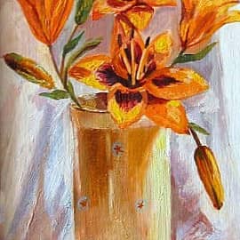 Букет тигровых лилий