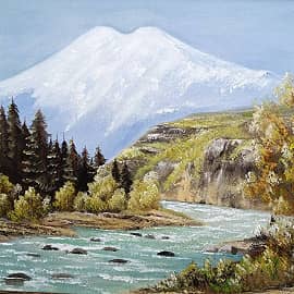 Эльбрус весной