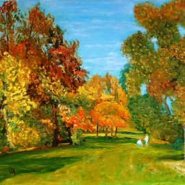 Букет осенних листьев.