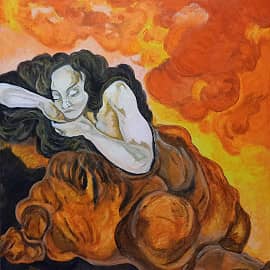 Уснувшая Женщина- морж. 2вариант.