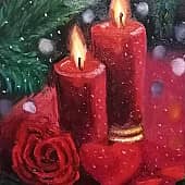 Новогодние свечи