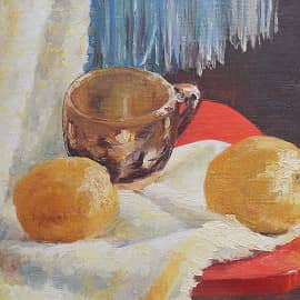 "Натюрморт с апельсинами"