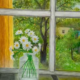 Утро на даче