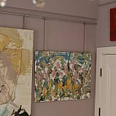 Картина Тайна нежности, любви Иван-чай Абстрактная картина Екатерина Лебедева художник (2), художник Екатерина Лебедева