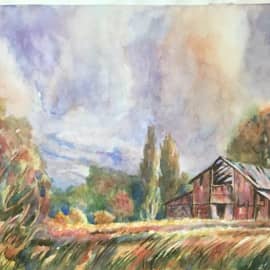 Сельский пейзаж.